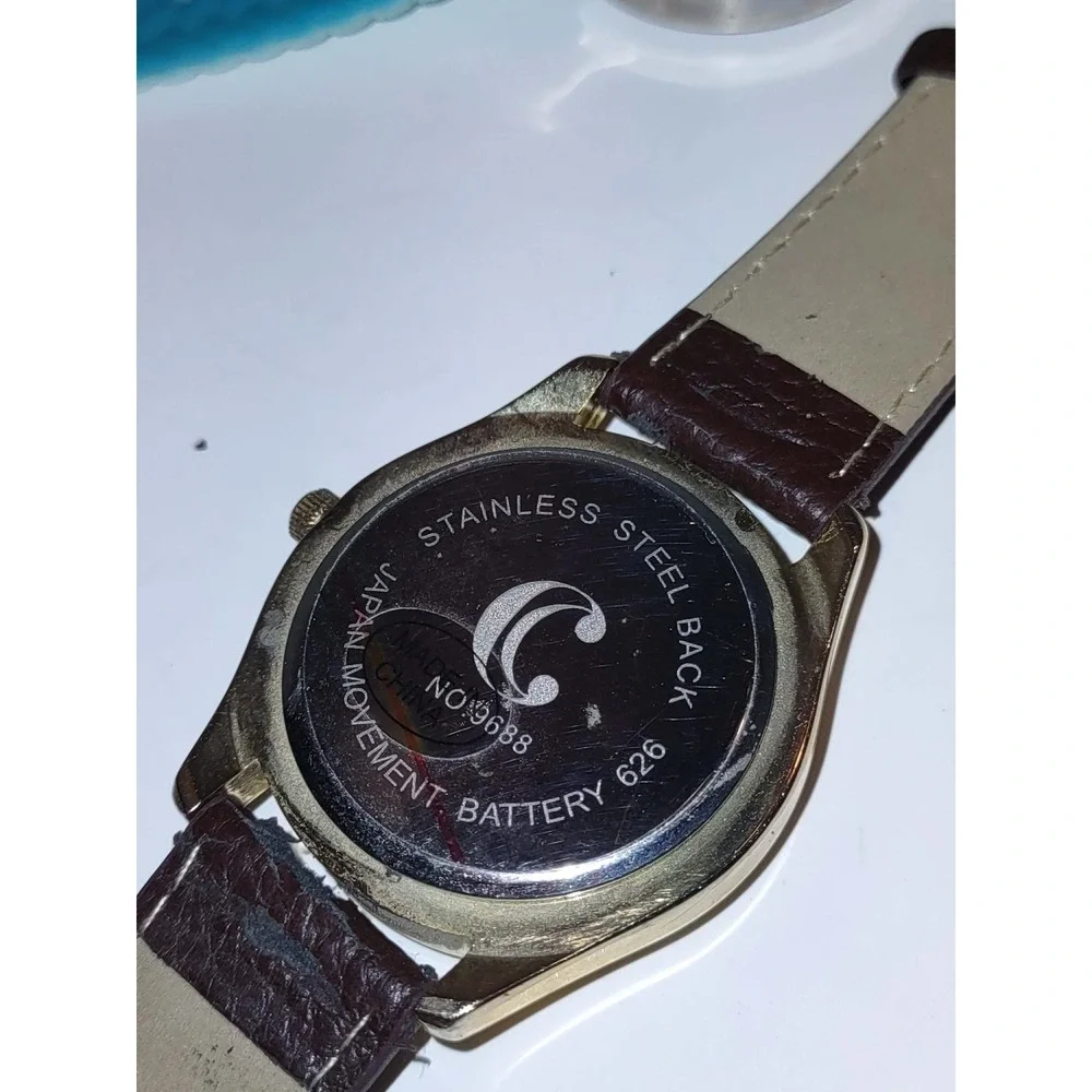 Charming Charlie Watch 2pc Chevron Mint Green Brown Dial Quartz Japan Singapore
